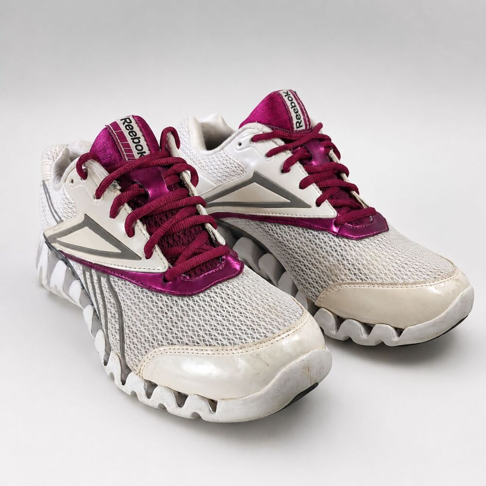 Reebok 3D Ultralite FLU 510 Women’s Sneakers White Magenta Size 8